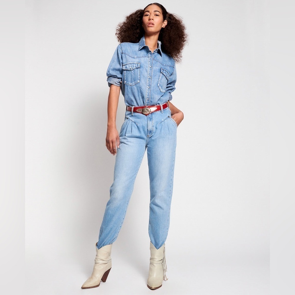 One Teaspoon Street Walkers High Waist 100% Cotton Vintage Inspired Jeans 31